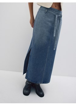 Reserved - Jeansowa spódnica maxi z rozcięciami - niebieski ze sklepu Reserved w kategorii Spódnice - zdjęcie 174138549