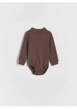 Reserved - Strukturalne body - brązowy ze sklepu Reserved w kategorii Body niemowlęce - zdjęcie 174138705