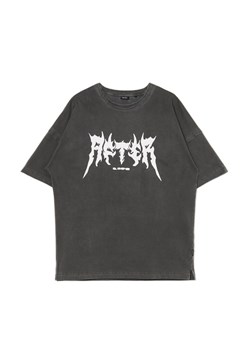 Cropp - Czarna koszulka z efektem sprania - czarny ze sklepu Cropp w kategorii T-shirty męskie - zdjęcie 174139618