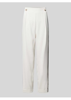 Spodnie materiałowe o kroju slim fit z tunelem ze sklepu Peek&Cloppenburg  w kategorii Spodnie damskie - zdjęcie 174139949