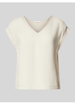 T-shirt z dekoltem w serek model ‘Saduna’ ze sklepu Peek&Cloppenburg  w kategorii Bluzki damskie - zdjęcie 174140356