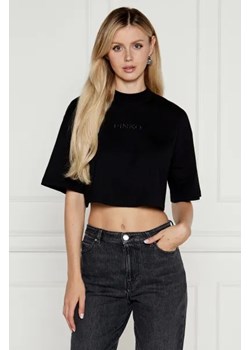 Pinko T-shirt | Cropped Fit ze sklepu Gomez Fashion Store w kategorii Bluzki damskie - zdjęcie 174140569