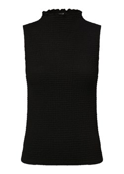 Opus Top damski - Iruki Kobiety czarny wypukły wzór tkaniny ze sklepu vangraaf w kategorii Bluzki damskie - zdjęcie 174141178