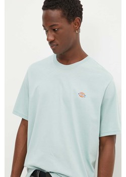 Dickies t-shirt bawełniany męski kolor niebieski z nadrukiem ze sklepu ANSWEAR.com w kategorii T-shirty męskie - zdjęcie 174141607