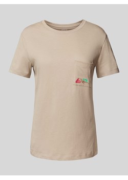 T-shirt z wyhaftowanym motywem ze sklepu Peek&Cloppenburg  w kategorii Bluzki damskie - zdjęcie 174141725