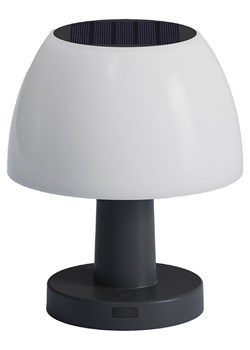 lumisky Lampa stołowa LED &quot;Lumina&quot; w kolorze czarno-białym - wys. 15,3 x Ø 13,5 cm ze sklepu Limango Polska w kategorii Oświetlenie ogrodowe - zdjęcie 174142409