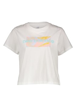 New Balance Koszulka &quot;Athletics Mystic Minerals&quot; w kolorze białym ze sklepu Limango Polska w kategorii Bluzki damskie - zdjęcie 174143399