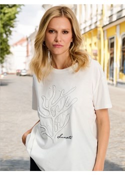 Sinsay - Koszulka - kremowy ze sklepu Sinsay w kategorii Bluzki damskie - zdjęcie 174144975