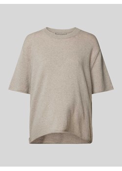 T-shirt kaszmirowy ze zrolowanym dołem ze sklepu Peek&Cloppenburg  w kategorii Bluzki damskie - zdjęcie 174146356