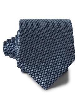 BOSS Krawat z zawartością jedwabiu - H-Tie Mężczyźni jasnoniebieski wypukły wzór tkaniny ze sklepu vangraaf w kategorii Krawaty - zdjęcie 174146766