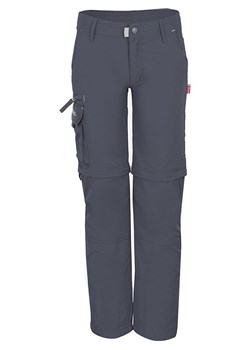 Trollkids Spodnie trekkingowe Zipp-Off &quot;Oppland&quot; - Slim fit - w kolorze antracytowym ze sklepu Limango Polska w kategorii Spodnie chłopięce - zdjęcie 174147357