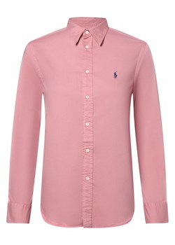 Polo Ralph Lauren Bluzka damska Kobiety Bawełna brudny róż jednolity ze sklepu vangraaf w kategorii Koszule damskie - zdjęcie 174148257