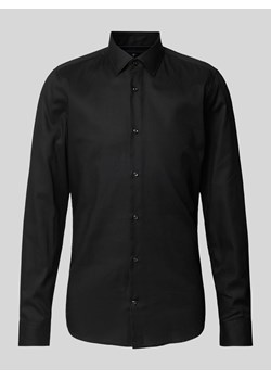 Koszula biznesowa o kroju slim fit z kołnierzykiem typu kent model ‘Pit’ ze sklepu Peek&Cloppenburg  w kategorii Koszule męskie - zdjęcie 174148329