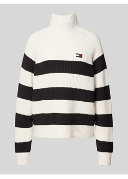 Sweter z dzianiny z wyhaftowanym logo ze sklepu Peek&Cloppenburg  w kategorii Swetry damskie - zdjęcie 174148468