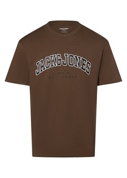 Jack & Jones Koszulka męska - JJECaleb Mężczyźni Bawełna khaki nadruk ze sklepu vangraaf w kategorii T-shirty męskie - zdjęcie 174150015