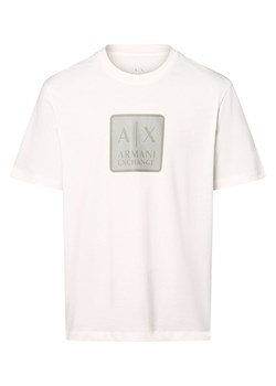 Armani Exchange Koszulka męska Mężczyźni Bawełna biały nadruk ze sklepu vangraaf w kategorii T-shirty męskie - zdjęcie 174150028