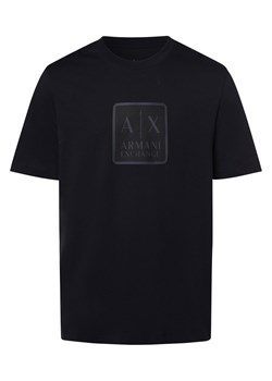 Armani Exchange Koszulka męska Mężczyźni Bawełna granatowy nadruk ze sklepu vangraaf w kategorii T-shirty męskie - zdjęcie 174150029