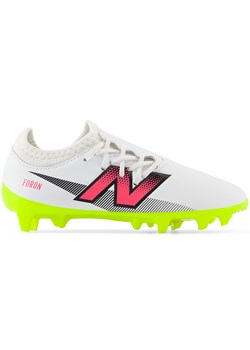 Korki dziecięce New Balance FURON V7+ DISPATCH JNR FG SJF3FH75 – białe ze sklepu New Balance Poland w kategorii Buty sportowe dziecięce - zdjęcie 174150376