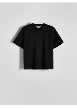 Reserved - T-shirt kimono z modalem - czarny ze sklepu Reserved w kategorii Bluzki damskie - zdjęcie 174150866