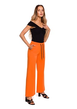 made of emotion Spodnie dresowe w kolorze pomarańczowym ze sklepu Limango Polska w kategorii Spodnie damskie - zdjęcie 174151205
