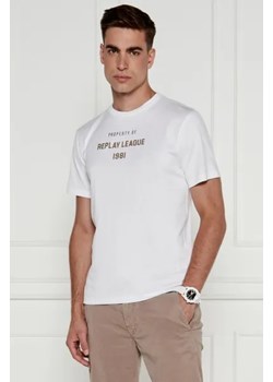 Replay T-shirt | Regular Fit ze sklepu Gomez Fashion Store w kategorii T-shirty męskie - zdjęcie 174152068