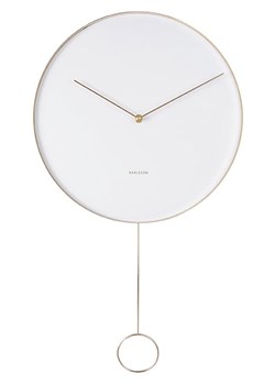 Present Time Zegar Å›cienny &quot;Pendulum&quot; w kolorze biaÅ‚ym - Ã˜ 34 cm ze sklepu Limango Polska w kategorii Zegarki - zdjęcie 174153408