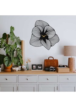 ABERTO DESIGN Zegar ścienny w kolorze czarnym - Ø 70 cm ze sklepu Limango Polska w kategorii Zegary - zdjęcie 174153448
