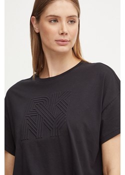 Dkny t-shirt bawełniany damski kolor czarny DP4T9851 ze sklepu ANSWEAR.com w kategorii Bluzki damskie - zdjęcie 174157429