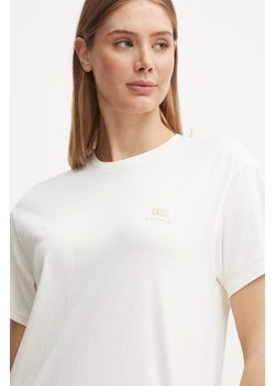 Napapijri t-shirt bawełniany S-Nina damski kolor biały NP0A4H872061 ze sklepu ANSWEAR.com w kategorii Bluzki damskie - zdjęcie 174157465