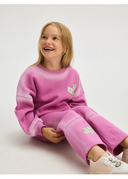 Reserved - Bluza Pusheen - fioletowy ze sklepu Reserved w kategorii Bluzy dziewczęce - zdjęcie 174158405