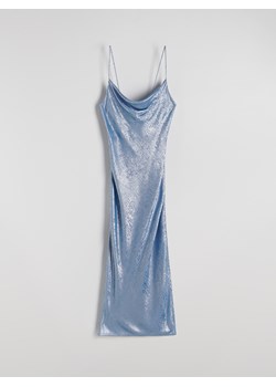 Reserved - Sukienka maxi z połyskiem - jasnoniebieski ze sklepu Reserved w kategorii Sukienki - zdjęcie 174159128