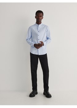 Reserved - Koszula slim ze stójką - jasnoniebieski ze sklepu Reserved w kategorii Koszule męskie - zdjęcie 174159625