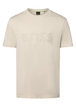 BOSS Green Koszulka męska - Tee 1 Mężczyźni Bawełna écru nadruk ze sklepu vangraaf w kategorii T-shirty męskie - zdjęcie 174159657