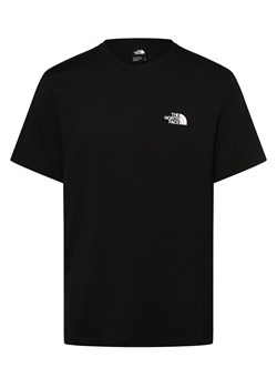 The North Face Koszulka męska Mężczyźni Bawełna czarny jednolity ze sklepu vangraaf w kategorii T-shirty męskie - zdjęcie 174159668