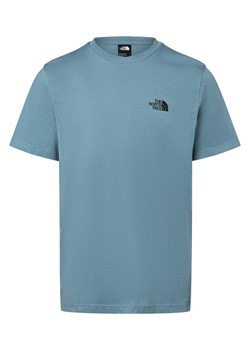 The North Face Koszulka męska Mężczyźni Bawełna cyjan jednolity ze sklepu vangraaf w kategorii T-shirty męskie - zdjęcie 174159669