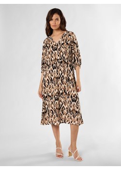 soyaconcept® Sukienka damska - SC-Fang 3 Kobiety wiskoza piaskowy wzorzysty ze sklepu vangraaf w kategorii Sukienki - zdjęcie 174159707