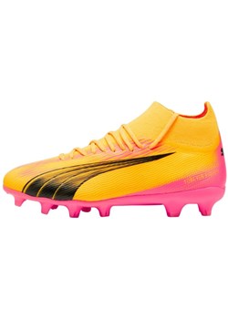 Buty piłkarskie Puma Ultra Pro FG/AG  107769 03 pomarańczowe ze sklepu ButyModne.pl w kategorii Buty sportowe dziecięce - zdjęcie 174160506