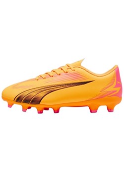 Buty piłkarskie Puma Ultra Play FG/AG 107775 03 pomarańczowe ze sklepu ButyModne.pl w kategorii Buty sportowe dziecięce - zdjęcie 174160517