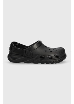 Crocs klapki Duet Max II Clog damskie kolor czarny na platformie 208776 ze sklepu PRM w kategorii Klapki damskie - zdjęcie 174160838