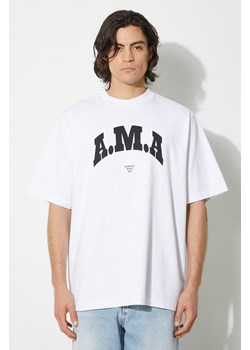 Marcelo Burlon t-shirt bawełniany Ama Over Tee męski kolor biały z nadrukiem CMAA054F24JER00B0110 ze sklepu PRM w kategorii T-shirty męskie - zdjęcie 174161146