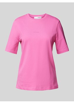T-shirt z wyhaftowanym logo model ‘SIGNE-HANKIE’ ze sklepu Peek&Cloppenburg  w kategorii Bluzki damskie - zdjęcie 174161498