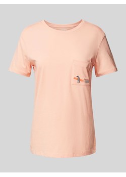 T-shirt z wyhaftowanym motywem ze sklepu Peek&Cloppenburg  w kategorii Bluzki damskie - zdjęcie 174161515