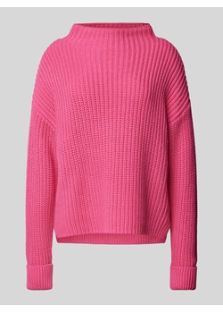 Sweter z dzianiny z golfem model ‘SELMA’ ze sklepu Peek&Cloppenburg  w kategorii Swetry damskie - zdjęcie 174161667