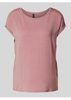 T-shirt w jednolitym kolorze model ‘AVA’ ze sklepu Peek&Cloppenburg  w kategorii Bluzki damskie - zdjęcie 174161697