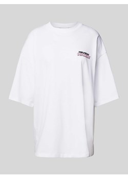 T-shirt o kroju oversized z okrągłym dekoltem ze sklepu Peek&Cloppenburg  w kategorii Bluzki damskie - zdjęcie 174161936