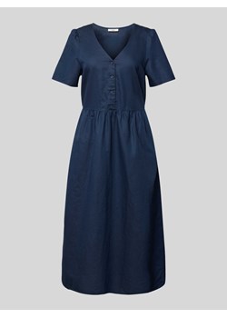 Sukienka midi z krótką listwą guzikową ze sklepu Peek&Cloppenburg  w kategorii Sukienki - zdjęcie 174161948
