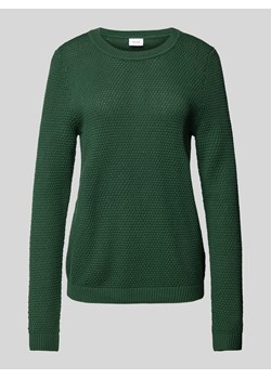 Sweter z dzianiny z fakturowanym wzorem model ‘Vidalo’ ze sklepu Peek&Cloppenburg  w kategorii Swetry damskie - zdjęcie 174161957