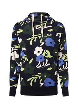 Ragwear Damski sweter z kapturem - Yodis Kobiety Bawełna granatowy wzorzysty ze sklepu vangraaf w kategorii Bluzy damskie - zdjęcie 174162919