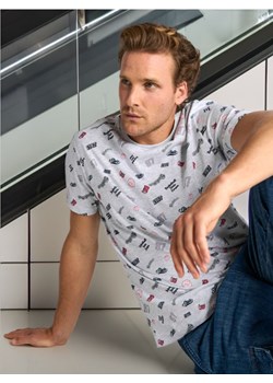 Sinsay - Koszulka - szary ze sklepu Sinsay w kategorii T-shirty męskie - zdjęcie 174165698