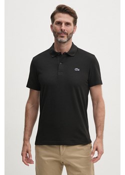 Lacoste polo męski kolor czarny gładki DH5522 ze sklepu ANSWEAR.com w kategorii T-shirty męskie - zdjęcie 174166108